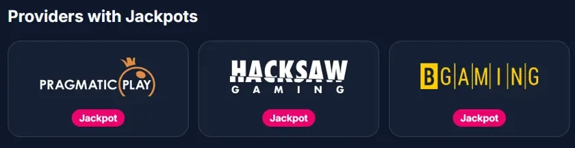 Провайдеры с джекпотами в Lukkly: Pragmatic Play, Hacksaw и BGaming