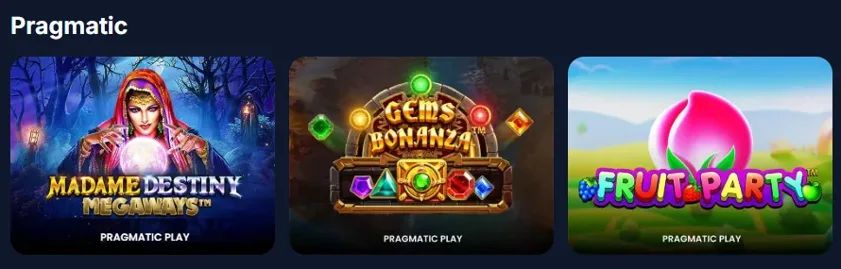 Слоты Pragmatic Play в Lukkly: Madame Destiny Megaways, Gems Bonanza и Fruit Party